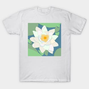 Water Lily - Cragside Garden T-Shirt